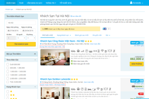 Thiết kế web chuẩn SEO mẫu web du lịch khách sạn 1